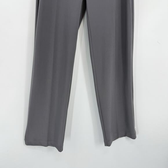 Joseph Ribkoff Pull on Pants Size 12 Gray Slinky Jersey Ponte Office Minimalist - Picture 5 of 10